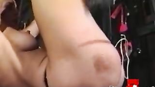 BRUCESEVENFILMS - Cute sub Bambi Love bound and whipped