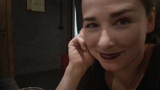 Spontaneous PUBLIC SEX in the Pub's Toilet. Real Risky Public Fuck.