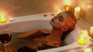 Cozy homemade blowjob in the bathroom