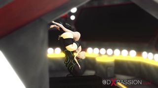 Horny blonde fucked hard by sci-fi anubis in the dominator pyramid