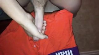 CUM on my boxers