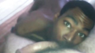 Black Bitch Swallows White Thug Cum