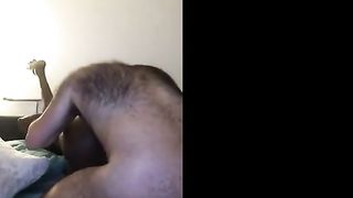 Hairy White Nerd Breeds Black Muscle Jock