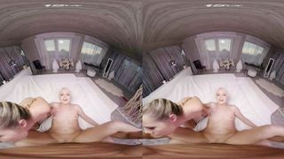 Teen Hotties Kittina Clairette And Mona Blue Want You In A Threesome