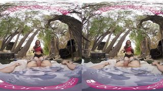 VR BANGERS Redhead Cosplayer Fucked In The Forest Jumanji XXX Parody VRPorn
