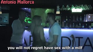 Fucking a Milf in Front of Her Cuckold Husband in a Swinger Club