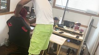 Daytime Sex In Office. Working from Home…HARDLY WORKING! Working when I’m Not working Work All Holes