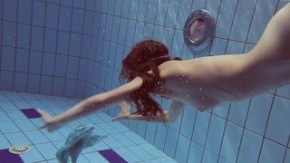 Libuse the girl in striped body suit