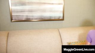 Huge Titty Babe Maggie Green Milks Her Step Son's Lucky Dick