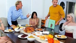 MyFamilyPies -"Sit you ass down with your tiny pecker and wait until we finish our dessert"