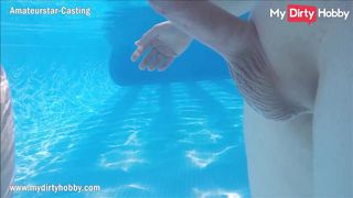 MyDirtyHobby - Busty teen gangbanged by old guys at the pool