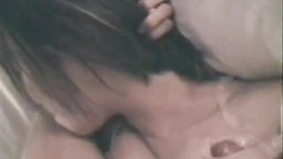 Japanese girl spit cum BJ