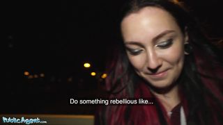 Public Agent Tattoo Babe Sharlotte Thorne Fucked in Boiler Room