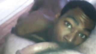 Black Bitch Swallows White Thug Cum