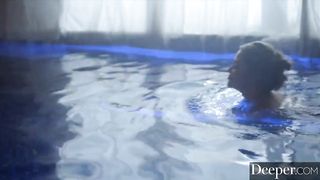 Deeper. Gorgeous gold digger is seduced by boyfriend's dad