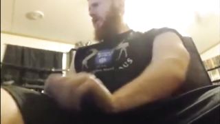 Big Dick Ginger Shoots Out A Massive Load