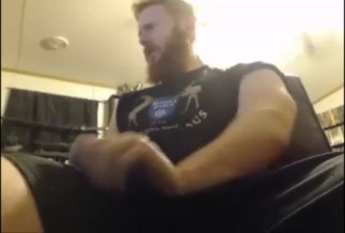Big Dick Ginger Shoots Out A Massive Load