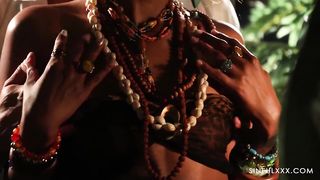 Ebony gets Wild in the Jungle