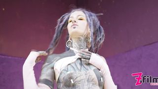 hard DOUBLE ANAL from crazy TATTOO PUNK - ATM, Gape, Facial, Prolapse, Swalow, DAP - goth alt girl