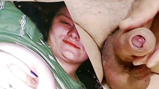 Tribute for Suczka23 - huge load of cum on face and tits