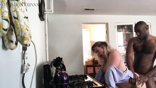 Rough Quarantine Kitchen Fuck