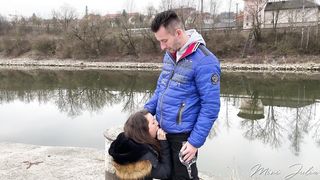 Risky PUBLIC Doggy Fuck - I Was Very Horny And In Need For A Quick Fuck - Mini Julia