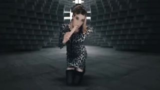 Cheetah Girl Teases Her Sucking Need in a warehouse