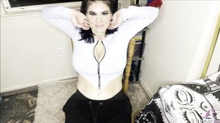 Watch Satinee Capona so excited so shows her big boobs