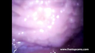 Sensational Girl getting Filmed inside of her Pink Vagina while she Cum