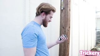 Trickery - Demi Sutra squirts %26 sucks on a big dick