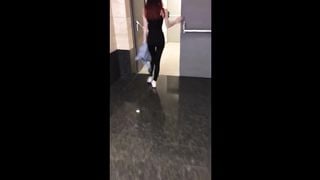 Classmate Swallow Cum after School in the Mall - Amateur Public Blowjob