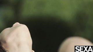 Beautiful lesbians eat each other's wet pussy in a stunning 69