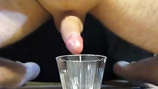 Long Prostate Milking Session Into Cup