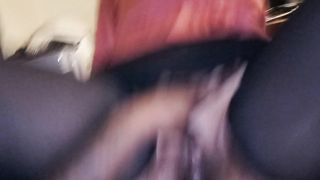 CUMM QUAKING LEG SHAKING STEP-MOM ON A BBC