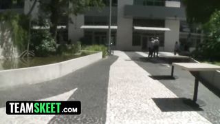 Perfect Teen Babe Riley Reid Gets Her Chubby Tight Snatch Destroyed And Swallows Every Drop Of Cum