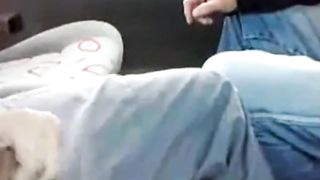 Older man cruise in car