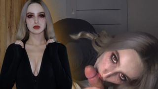 Night dick hunter got a load of cum in her mouth - Anny Walker