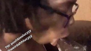 QUEEN LUCY CUSTOM DICK SUCKING TUTORIAL (Twitter)