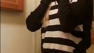 I Fucked The Neighbor Girl!! Husband Almost Caught Us With Cum On Her Face