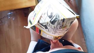 Did she come to work or to fuck?! Fucked painter on the table (Russian with subtitles)