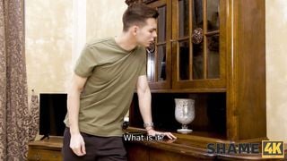 SHAME4K. Mature doesnt mind having sex because its better than jail