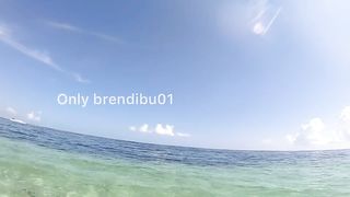 Public sex on the balcony of my hotel in Cancun - brendi_sg full video 0nlyfans brendibu01