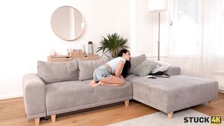 STUCK4K Getting stuck in the couch ended with a naughty adventure