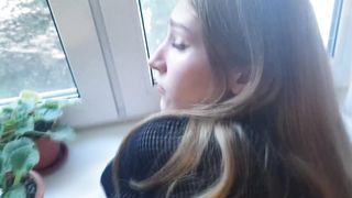 Hard FUCK in Torn Pantyhose from a Neighbor | PussyKageLove