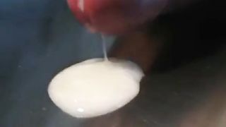 cumshots closeups uncut foreskin sperm ejaculation jerkoff