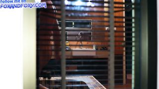 Husband cheats on wife with naughty girl in the bathroom. Hard anal till cum on face