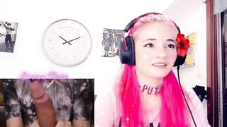 Teen Reacting to the best latino porn (MyBadReputation) - Emma Fiore