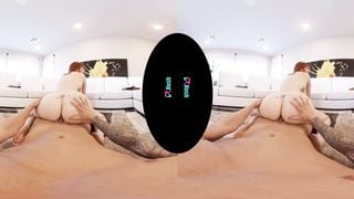 VRHUSH Busty redhead Lauren Phillips lets you creampie her ass