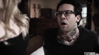 Teen chick lured into sex by pervy neighbour