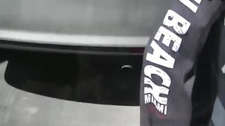 Voyeurchamp - Vanessa Flashing and Masturbating in her Car